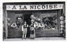 Cpa commerce nicoise d'occasion  Claira