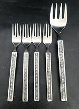 Conjunto de talheres de carne Noritake Eros 6 1/2" garfos para salada 18/8 aço inoxidável Japão comprar usado  Enviando para Brazil