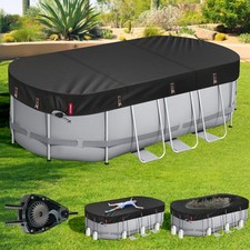 QH.HOME 7x10 pés cobertura oval à prova de vento para piscinas acima do solo comprar usado  Enviando para Brazil