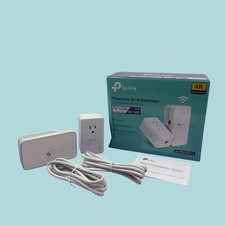 Usado, Adaptador de rede Powerline TP-Link TL-WPA7617 e extensor de banda dupla AC1200 #OB0102 comprar usado  Enviando para Brazil