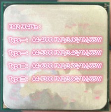 Usado, CPU AMD A4-4000 A4-5300 A4-6300 A4-7300 soquete FM2 desktop comprar usado  Enviando para Brazil