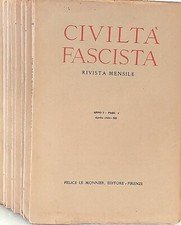 Civilta fascista rivista usato  Cattolica