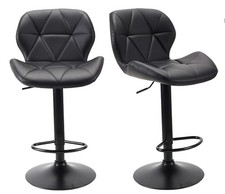 Stools black faux for sale  MANCHESTER