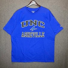 Usado, Camiseta Champion masculina 2XL estampa gráfica azul UNC Asheville College retrô Y2k  comprar usado  Enviando para Brazil
