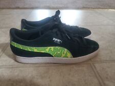 PUMA Rick & Morty x Suede Black Interdimensional Portal (Usado/EUA tamanho 10), usado comprar usado  Enviando para Brazil