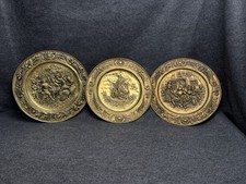 hanging brass set 3 plates for sale hanging brass set 3 plates for sale Saint Charles