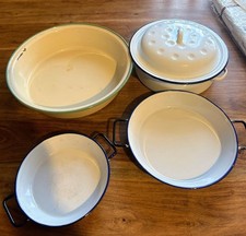 Bundle vintage enamel for sale  SCARBOROUGH