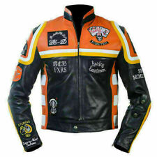 Jaqueta de motociclista vintage HDMM Mickey Rourke Marlboro masculina couro comprar usado  Enviando para Brazil