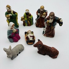 Vintage 8pc nativity for sale  Geneva