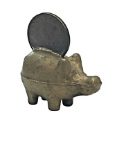 Vintage brass piggy for sale  Goffstown