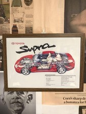 Usado, Pôster catálogo Toyota Supra com quadro A3 A2 A4 alterado comprar usado  Enviando para Brazil