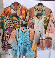 Usado, Lote Atacado Sortidas Vintage Kantha Jaqueta Casaco de inverno casaco curto comprar usado  Enviando para Brazil