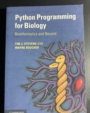 Python Programming for Biology : Bioinformatics and Beyond by Tim J. Stevens and comprar usado  Enviando para Brazil
