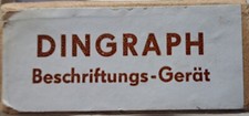 Beschriftungsgerät dingraph g gebraucht kaufen  Dresden