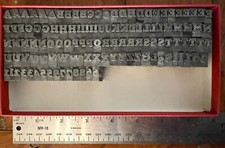Letterpress lead type for sale  Van Nuys