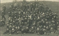 Rusa Niño Militar Cadetes Música Banda Tambor Tuba Trumpet Antigüedad Foto, usado comprar usado  Enviando para Brazil