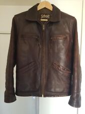 Schott leather jacket d'occasion  Paris XX