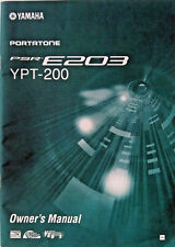 Teclado Digital Yamaha PSR-E203 YPT-200 Manual do Proprietário Operacional do Usuário Original comprar usado  Enviando para Brazil