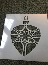 Christmas bauble stencil for sale  MANCHESTER