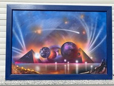 Airbrush bilder futuristisches gebraucht kaufen  Herzogenaurach
