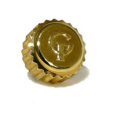 Empurrador de coroa de ouro amarelo GIRARD-PERREGAUX, aparafusado novo estoque antigo 6mm x 3,5mm comprar usado  Enviando para Brazil