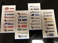 32 etiquetas personalizadas de equipo con logotipo de la NFL para tarjetas deportivas BCW divisores altos SOLO ETIQUETAS segunda mano  Embacar hacia Argentina