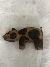 Wooden carved pot for sale  Berkeley