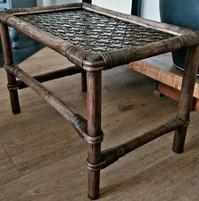 Tavolino rattan vintage usato  Messina