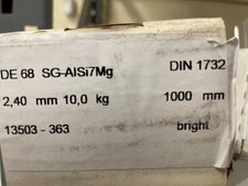 2.4mm dia 1000mm for sale  WALSALL