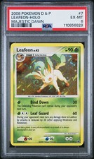 PSA 6 Leafeon Holo Majestic Dawn #7 2008 Pokemon Diamond & Pearl comprar usado  Enviando para Brazil