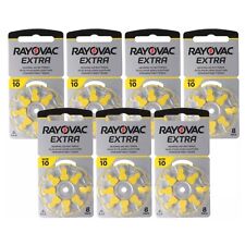 56 pilas para audífonos Rayovac tamaño extra 10 PR70 8BL 1,45 V zinc aire segunda mano  Embacar hacia Argentina