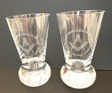 Masonic firing glasses for sale  LONDON