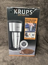 Usado, Cafeteira KRUPS Drip Simply Brew to Go copo de viagem xícara única de aço inoxidável  comprar usado  Enviando para Brazil