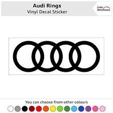 Audi rings vinyl for sale  LUTON