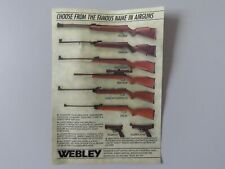 Vintage 1990 webley for sale  YEOVIL