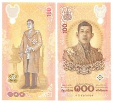 TAJLANDIA 100 BAHT 2024 POLIMER PAMIĄTKA 72. URODZINY KRÓL RAMA X UNC P 143, używany na sprzedaż  Wysyłka do Poland