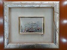 Quadro paesaggio legno usato  Genova
