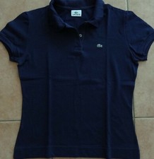 Lacoste Polo Shirt Damen Polohemd original Krokodil Kurzarm blau 40 42 Pique M comprar usado  Enviando para Brazil