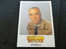 Christopher lee signed gebraucht kaufen  Neuruppin