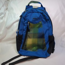 Usado, Mochila REI adulto ou jovem caminhada acampamento ao ar livre viagem de um dia xadrez tartan azul  comprar usado  Enviando para Brazil