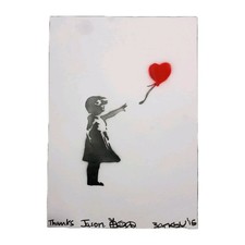 Banksy balloon girl for sale  LONDON