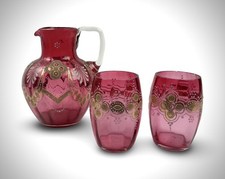 Antique victorian cranberry for sale  CHELTENHAM