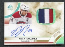 2023-24 SP autêntico hóquei material automático limitado /50 Nick Suzuki comprar usado  Enviando para Brazil