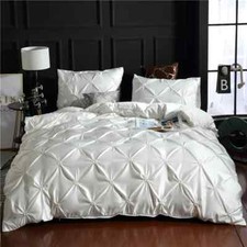 Conjunto de roupa de cama king size conjunto de capa de edredom de cetim cama de casal capa de edredom e fronha comprar usado  Enviando para Brazil