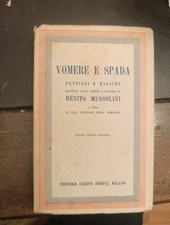 Vomere spada hoepli usato  Catania