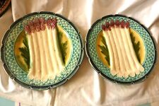 Assiettes anciennes barbotine d'occasion  Macau