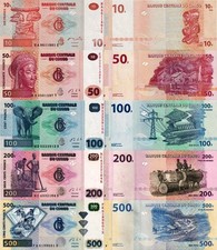 Congo lotto banconote usato  Anzio