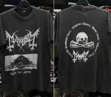 Camiseta Mayhem Wolf’s Lair Abyss Metal Tour 1997 reimpressão 2 lados unissex P-5XL comprar usado  Enviando para Brazil