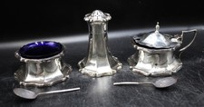 solid silver cruet set for sale solid silver cruet set for sale LEEDS