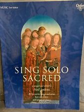 Sing solo sacred for sale  LONDON